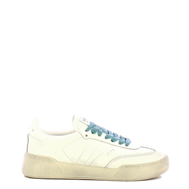 MOWA Sneakers Donna Jiha Bianco Celeste Chiaro - 1