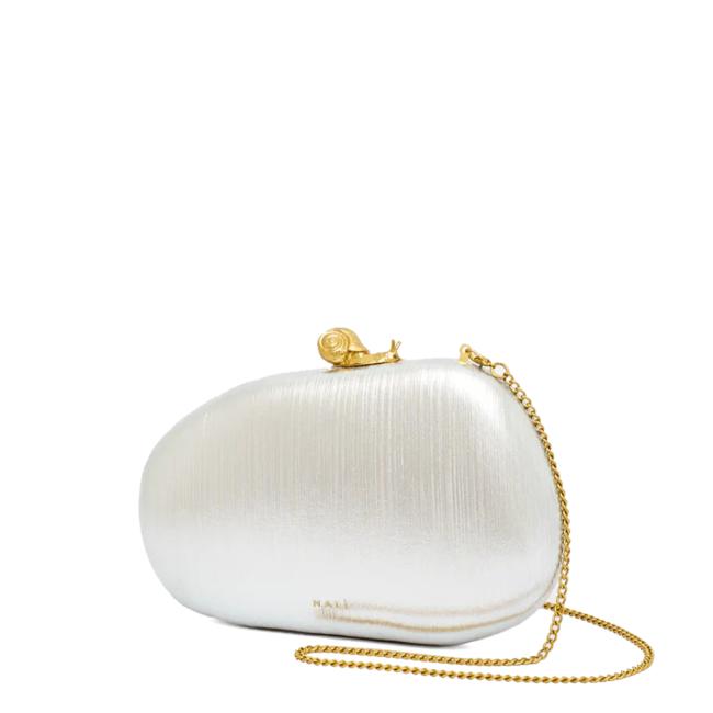 Nali Clutch Zahra Chiocciola Argento - 2