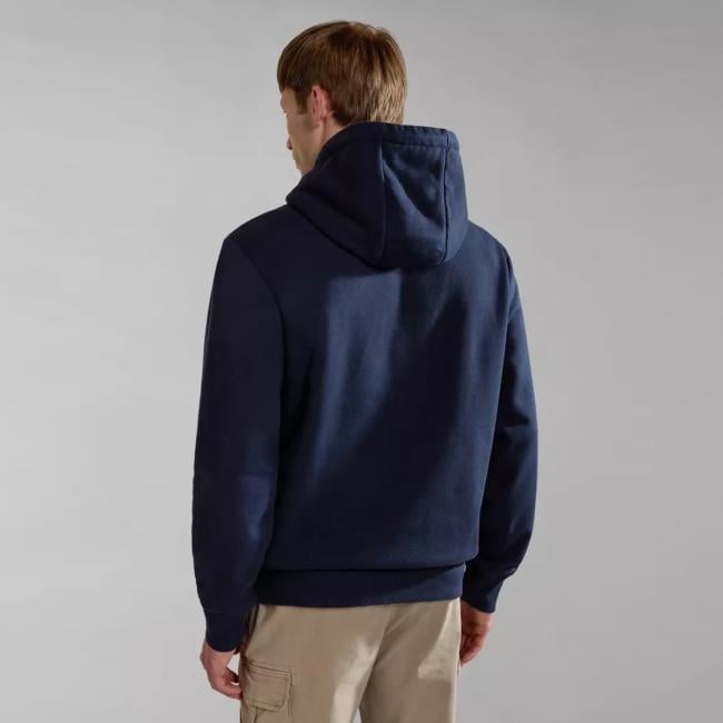 Napapijri Felpa con cappuccio Ayas Winter Blu Marine - 4