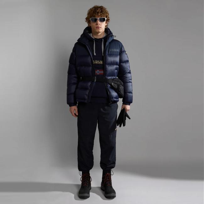 Napapijri Felpa con cappuccio Burgee Blu Marine - 5