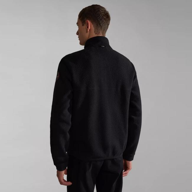 Napapijri Felpa con zip Anderby Black - 4