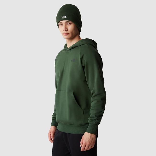 NORT Felpa con cappuccio Raglan Redbox Pine Needle - 3