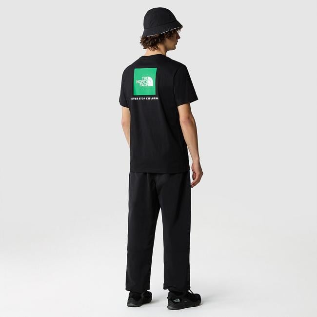The North Face T-Shirt Redbox TNF Black Optic Emerald - 5