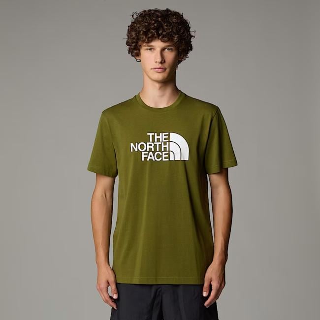 The North Face T-Shirt Easy Forest Olive TNF White - 3