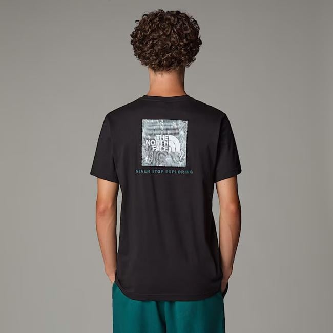 The North Face T-Shirt NSE Box TNF Black Deep Nori Trail Grid - 4