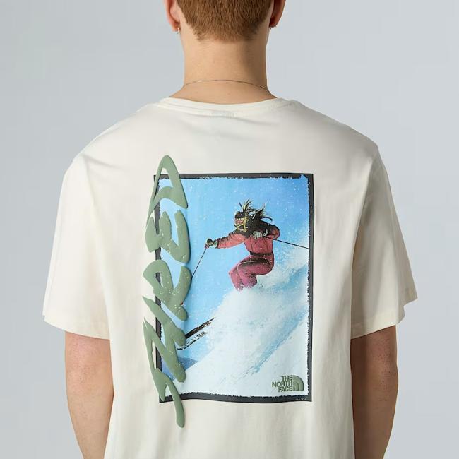 The North Face T-Shirt NSE Slopes Relaxed White Dune - 7