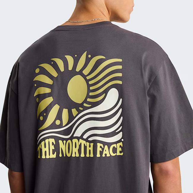 The North Face T-shirt Sun Oversize Anthracite Grey - 7