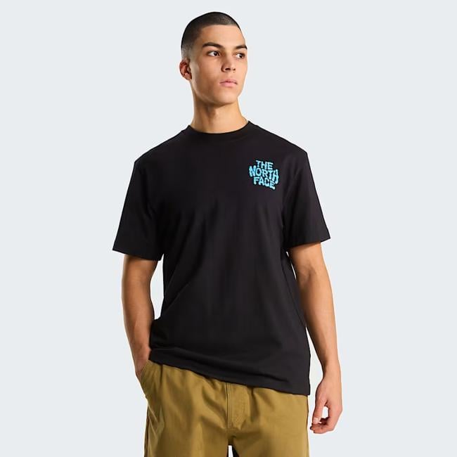 The North Face T-Shirt Drip Logo Relaxed TNF Black - 3