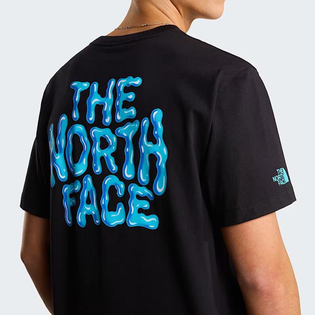 The North Face T-Shirt Drip Logo Relaxed TNF Black - 7