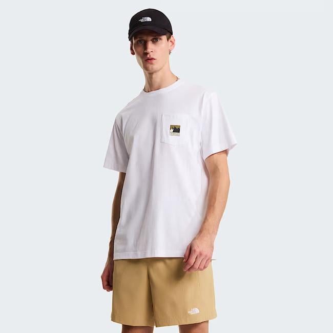 The North Face T-Shirt Mountain Logo Relaxed TNF White - 3