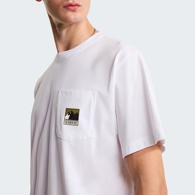 The North Face T-Shirt Mountain Logo Relaxed TNF White - 6