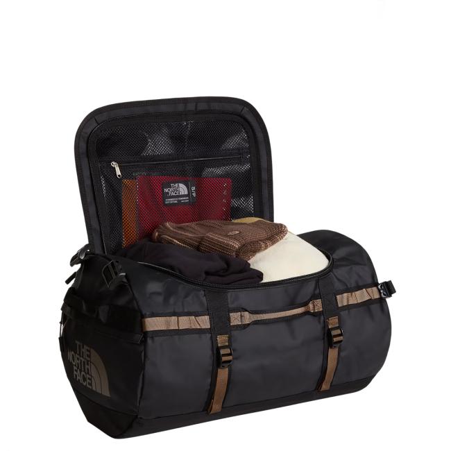 The North Face Borsone Base Camp S TNF Black/Smokey Brown/PBF Patch - 3
