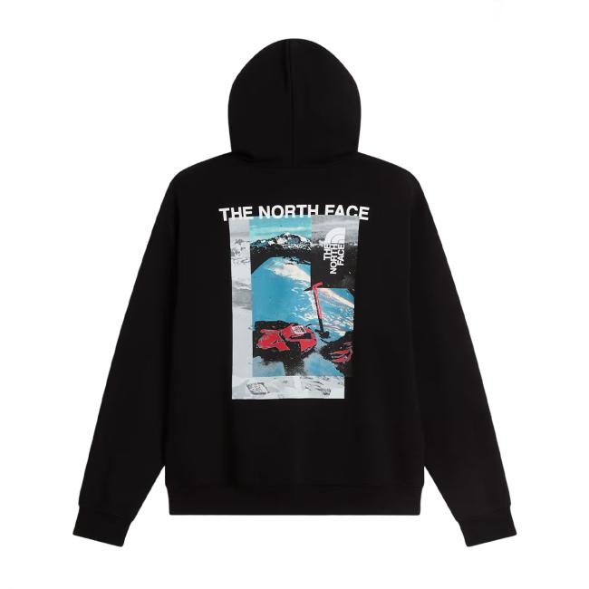 The North Face Felpa con cappuccio Apex '75 Collage TNF Black - NF0A8H54JK31 - 1