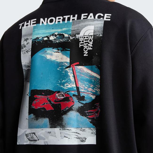 The North Face Felpa con cappuccio Apex '75 Collage TNF Black - NF0A8H54JK31 - 6