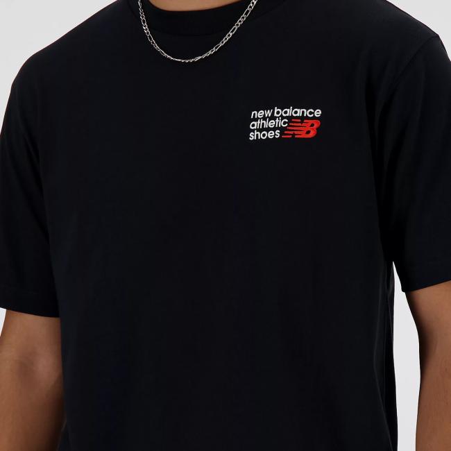 New Balance T-Shirt Athletics Premium Logo Black - 3