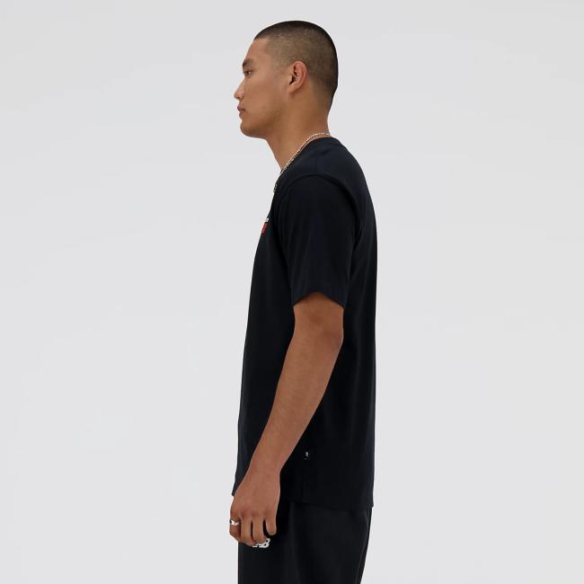 New Balance T-Shirt Athletics Premium Logo Black - 5