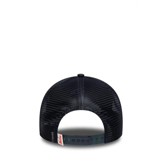 NWER 9FORTY M-Crown A-Frame Trucker New Era Graphic Blu Navy - 4