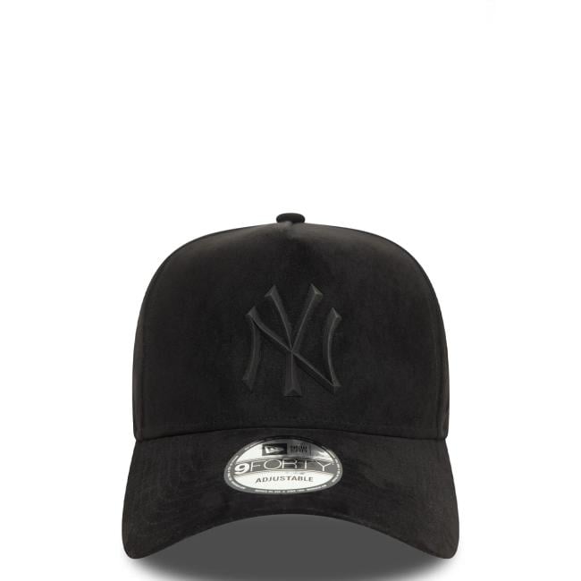 NWER 9FORTY E-Frame New York Yankees Faux Suede Nero - 2