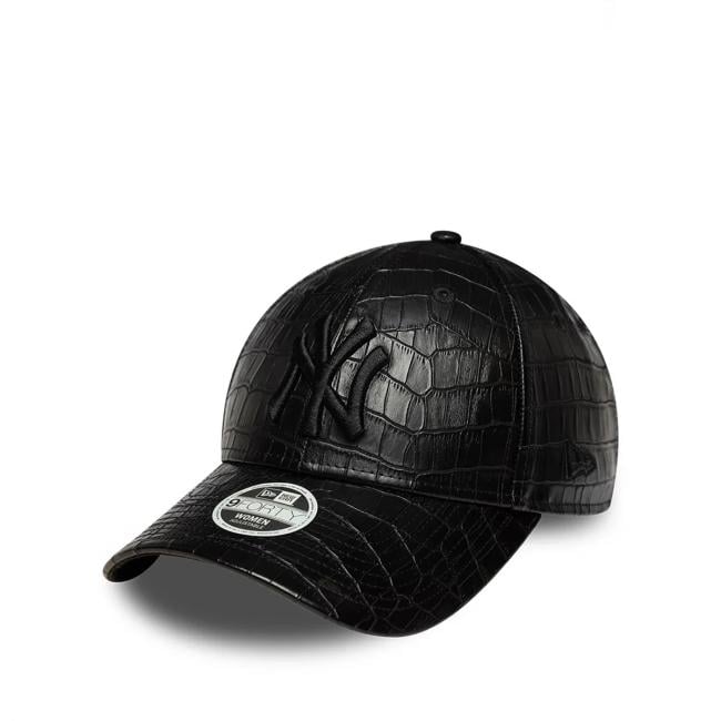NWER 9FORTY New York Yankees MLB Pattern PU Nero Donna - 1