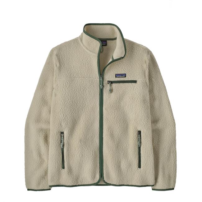 Patagonia Retro Pile Jacket uomo Pelican W/Canopy Green - 1