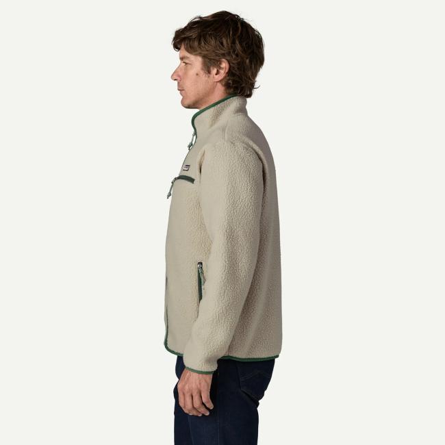 Patagonia Retro Pile Jacket uomo Pelican W/Canopy Green - 4
