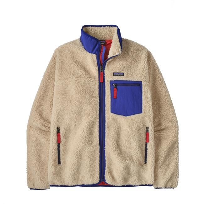 Patagonia Classic Retro-X Jacket Dark Natural/Cobalt Blue - 1