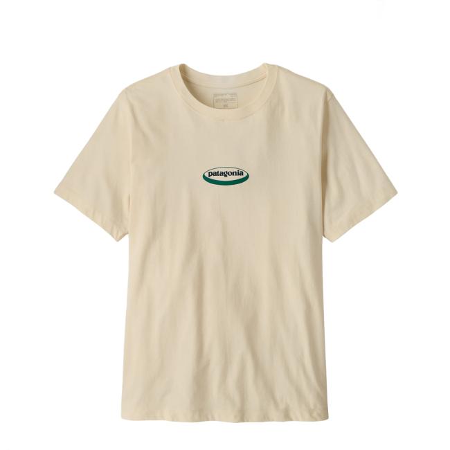 Patagonia Oval Logo T-Shirt uomo Undyed Natural - 1