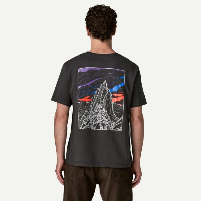 Patagonia Cloud Crag T-Shirt uomo Ink Black - 3