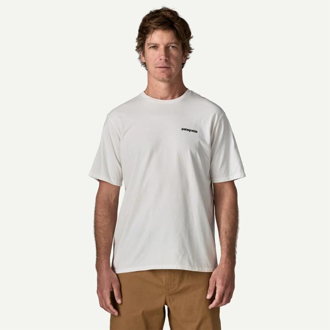 Patagonia Logo Responsabili-Tee® uomo Fiber White - 2