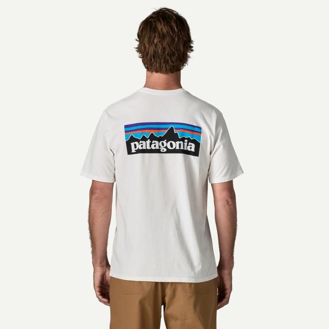 Patagonia Logo Responsabili-Tee® uomo Fiber White - 3