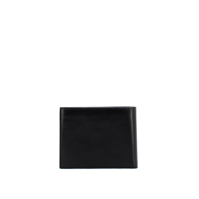 Men wallet with coin pouch Blue Square