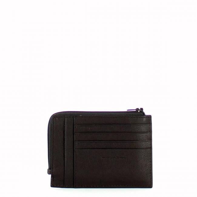 Piquadro Bustina Porta Carte di Credito Black Square RFID - 2