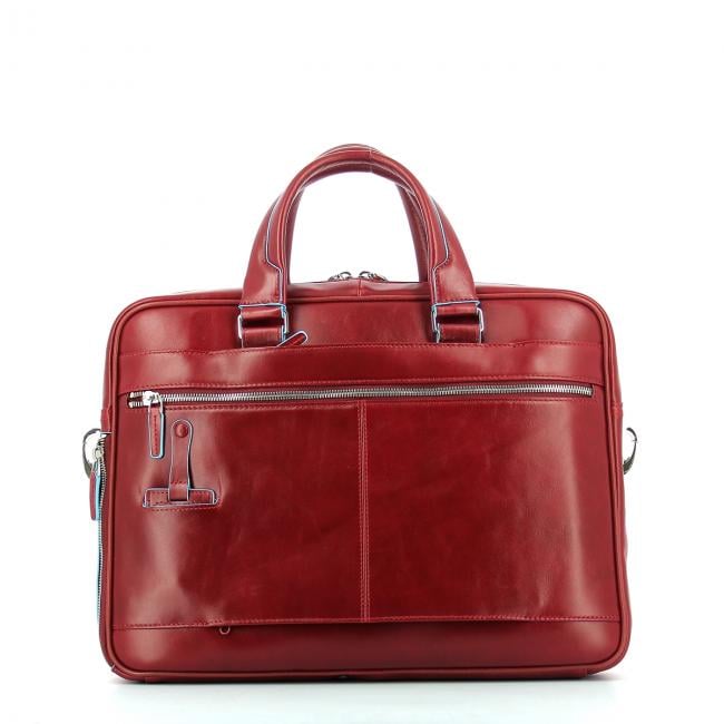 Slim Briefcase Blue Square 14.0-ROSSO-UN