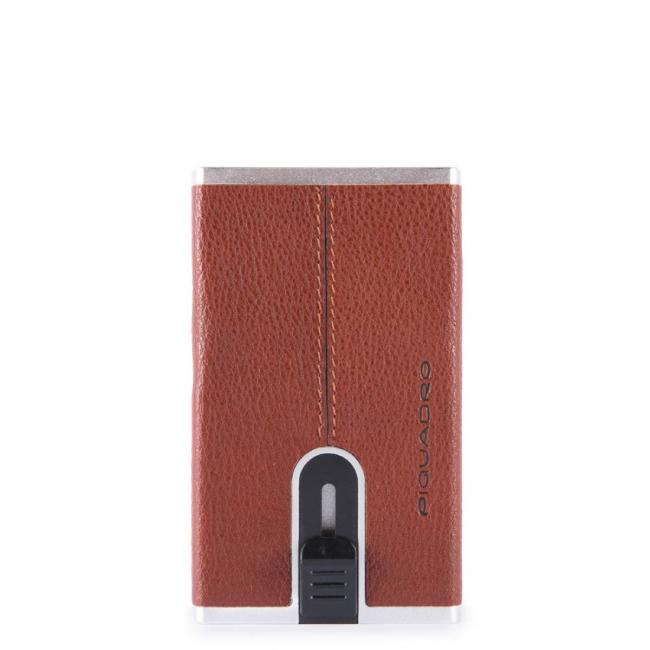 Piquadro Porta carte di credito con Sliding System Black Square - 1