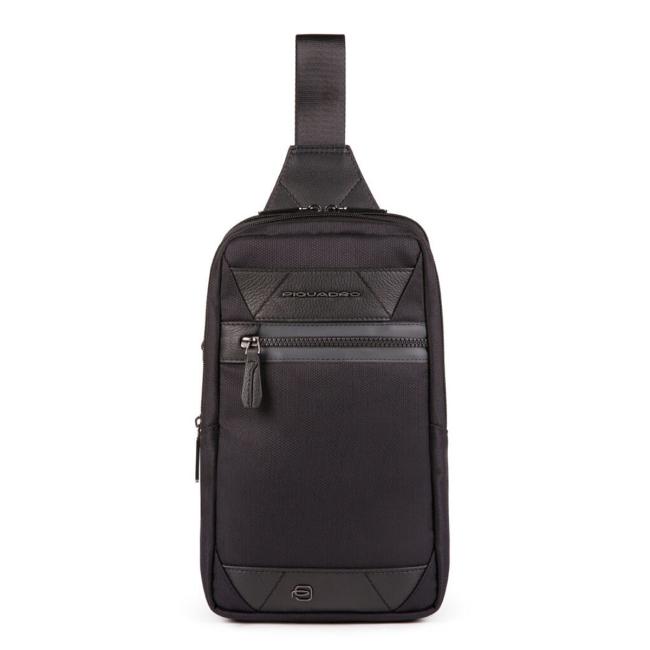 Piquadro Monospalla uomo in tessuto con porta iPad®mini Trakai - 1