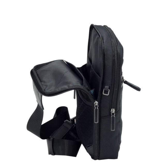 Piquadro Monospalla uomo in tessuto con porta iPad®mini Trakai - 4