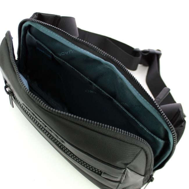 Piquadro Marsupio in tessuto riciclato Woody - 4
