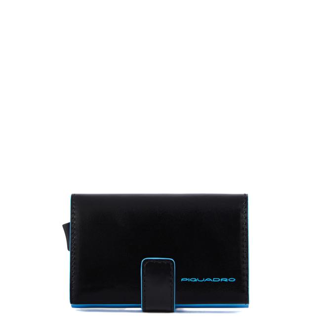 Porta carte di credito con Sliding System RFID Blue Square Piquadro