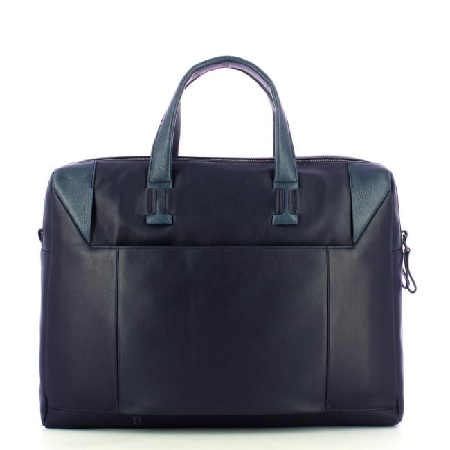 Piquadro Cartella Porta PC Pan Blu - 3