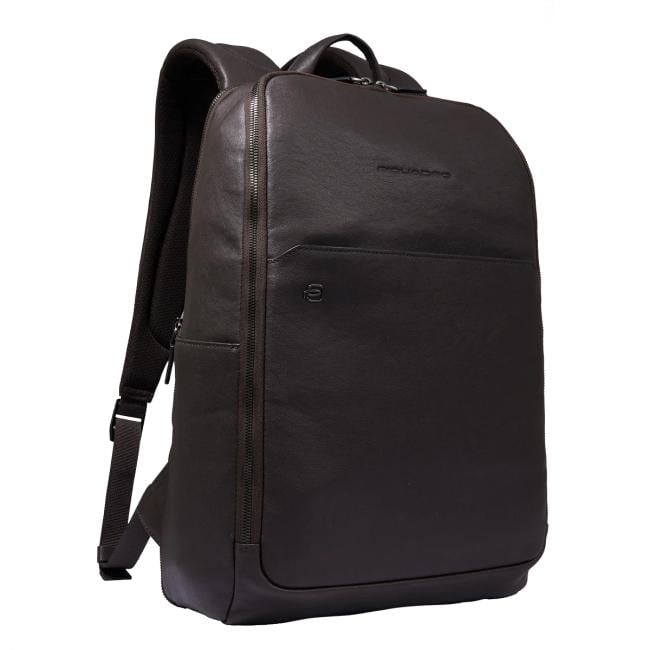 Piquadro Zaino Porta PC Black Square 15.6" Testa Di Moro - 2