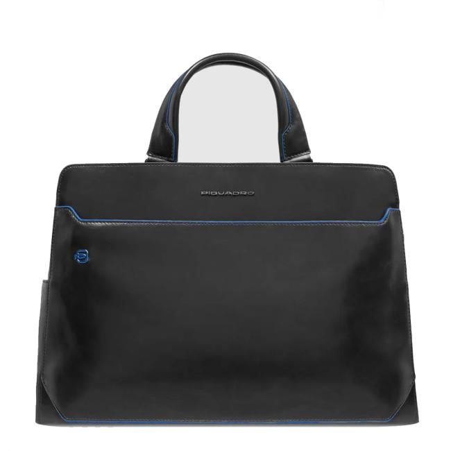 Piquadro Cartella Porta PC Blue Square 15.6" Nero - 1