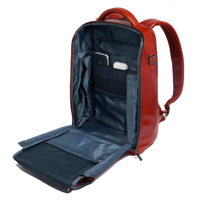 Piquadro Zaino Porta PC Blue Square 15.6" Mogano - 5