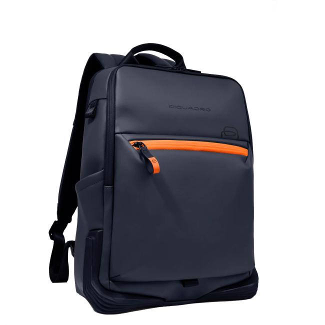 Piquadro Zaino Porta PC Corner 2.0 14" Blu - 2