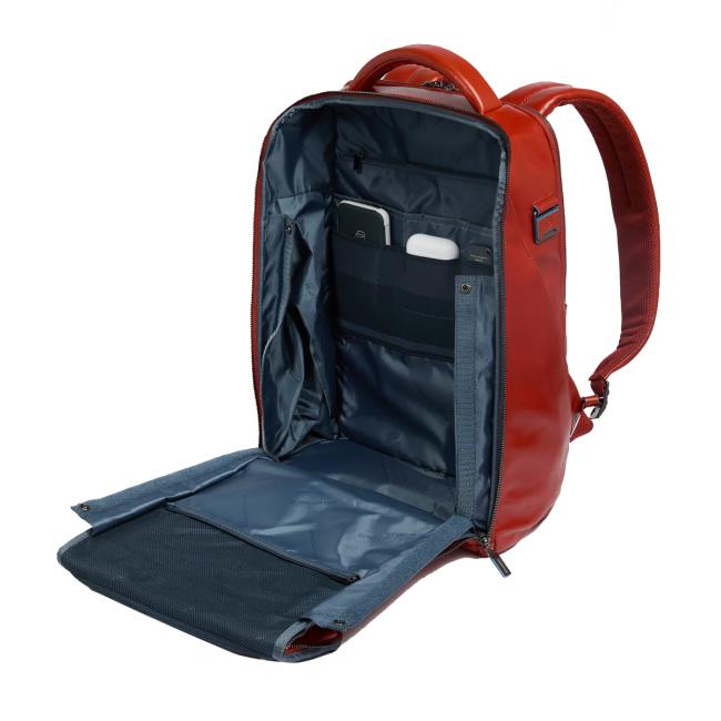 Piquadro Zaino Porta PC Blue Square 14" Mogano - 4