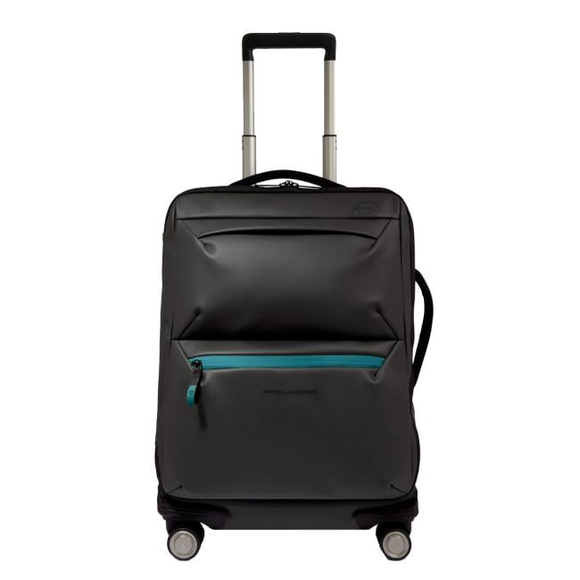 Piquadro Bagaglio a mano Trolley Cabina Slim Corner 55 cm Nero - 1