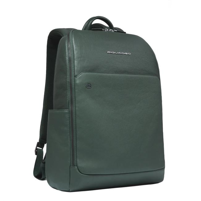 Piquadro Zaino Porta PC Black Square 14" Verde Verde - 2