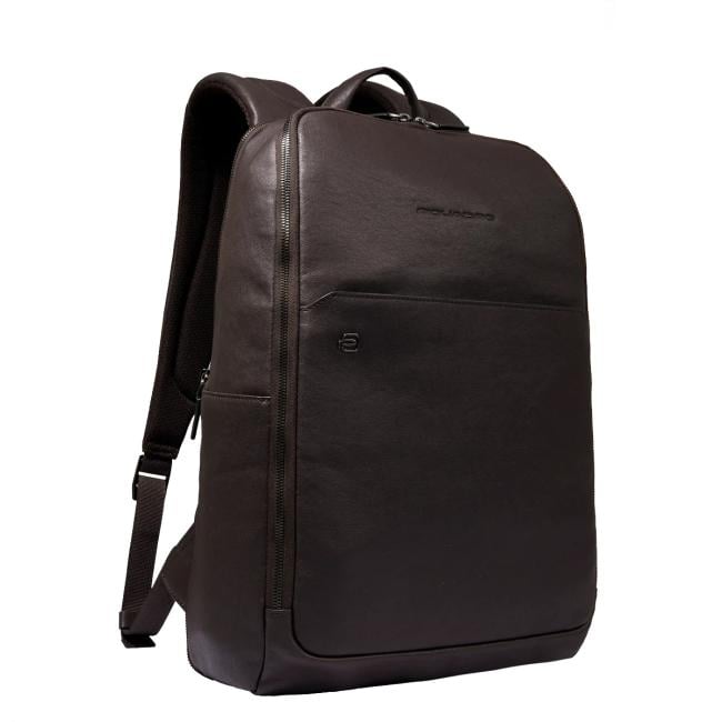 Piquadro Zaino Porta PC Black Square 14" Testa Di Moro - 2