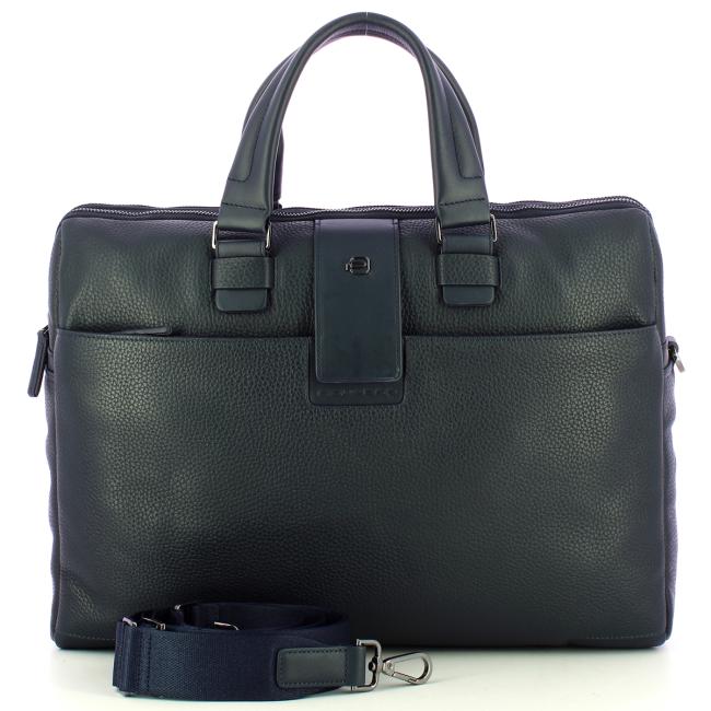 Piquadro Cartella Porta PC S86 17" Blu2 - 4