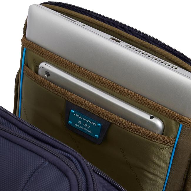 Piquadro Borsone da viaggio a Zaino Brief Nero - 5