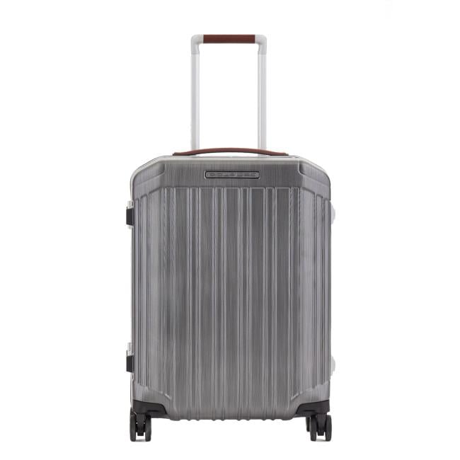 Piquadro Trolley Cabina Rigido Ultra Slim PQLM Nero Cuoio - 1